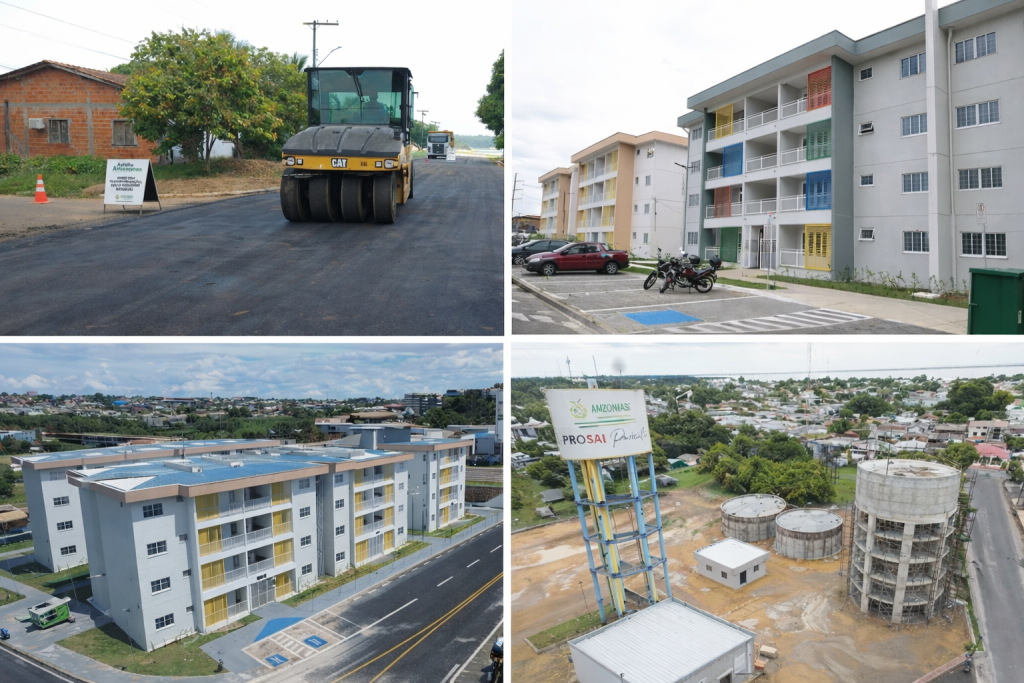 Amazonas deve ganhar, em 2026, mais de 30 obras nas áreas de saneamento básico, habitação, mobilidade urbana e infraestrutura