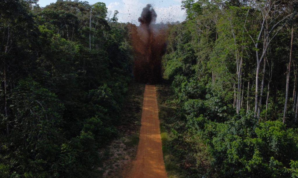 Pista de pouso clandestina Foto Bruno Mancinelle Casa de Governo