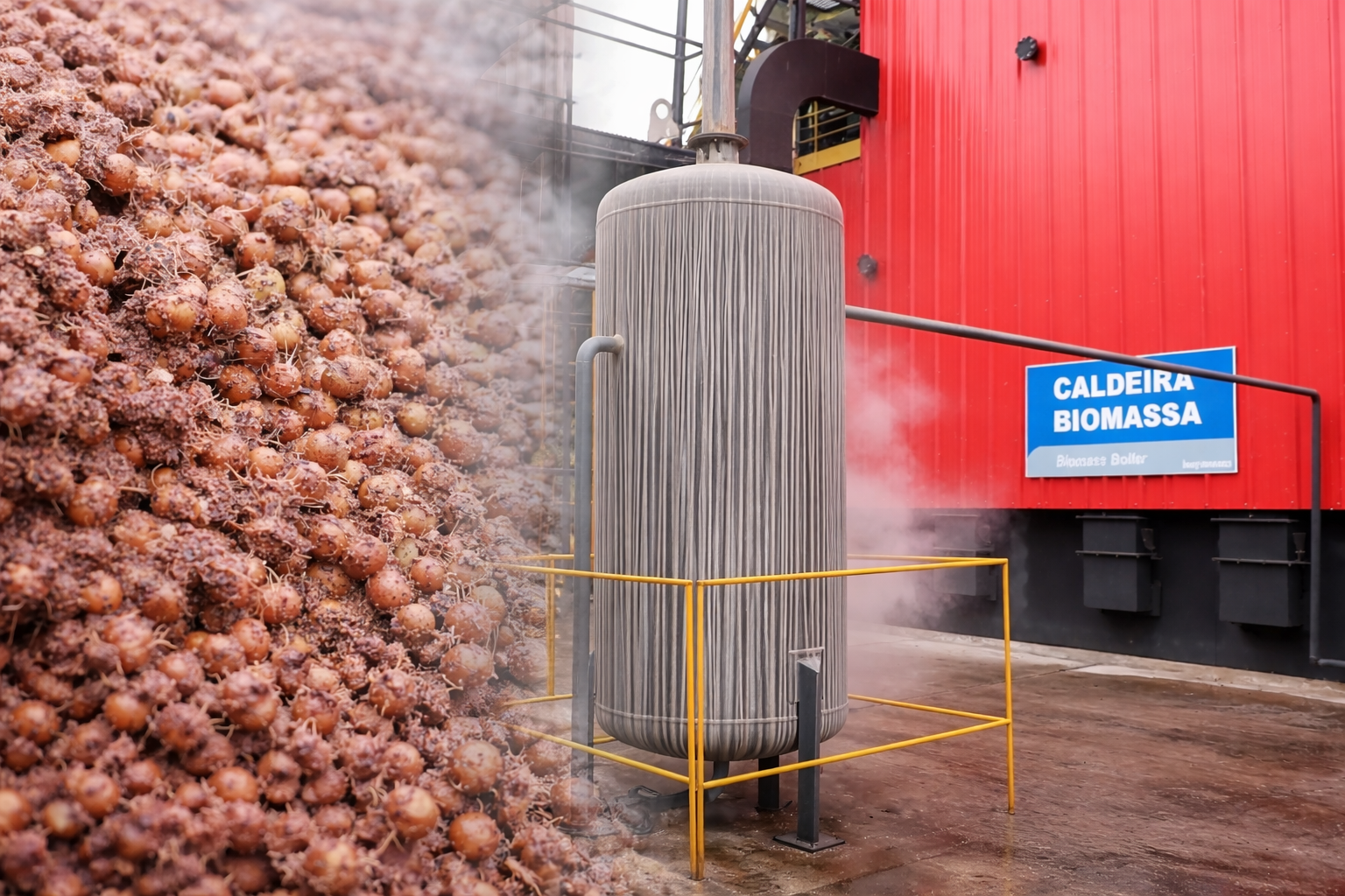 Knauf inaugura primeira caldeira movida a caroço de açaí no Polo Industrial de Manaus