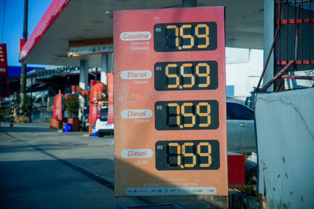 preco gasolina Divulgacao