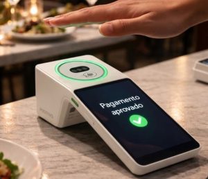 Você pagaria só com a palma da mão? Novo terminal da Positivo usa biometria “interna” para pagamentos e acesso; Entenda