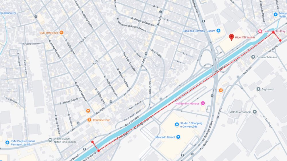 Águas de Manaus esgoto 