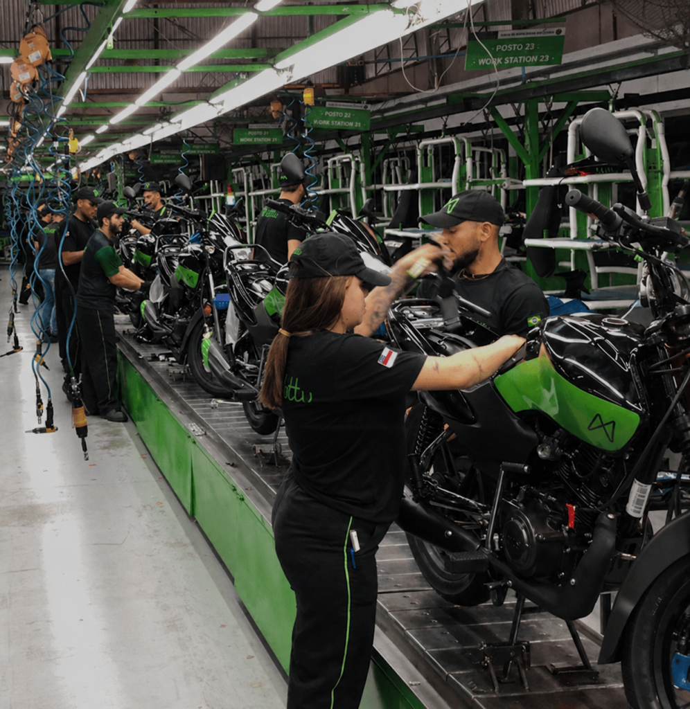 Mottu prevê fabricar 110 mil motos em Manaus em 2026 e quadruplica empregos em quatro anos