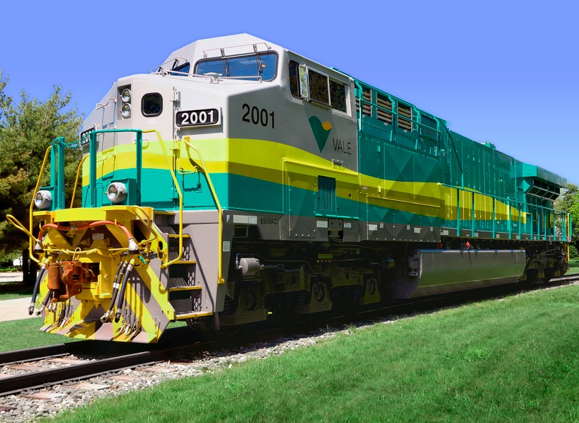Maior trem do Brasil coloca Estrada de Ferro Carajás entre referências mundiais da logística 3 foto locomotiva
