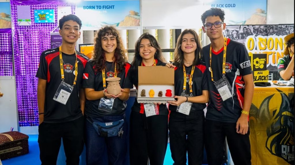estudantes robóticas