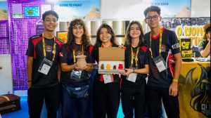 estudantes robóticas
