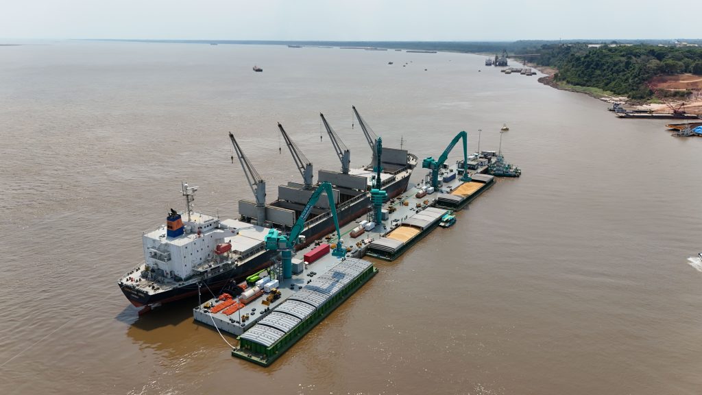 Super Terminais inicia operações em Itacoatiara com exportação de 27 mil toneladas de milho para o Marrocos 1 Super Terminais